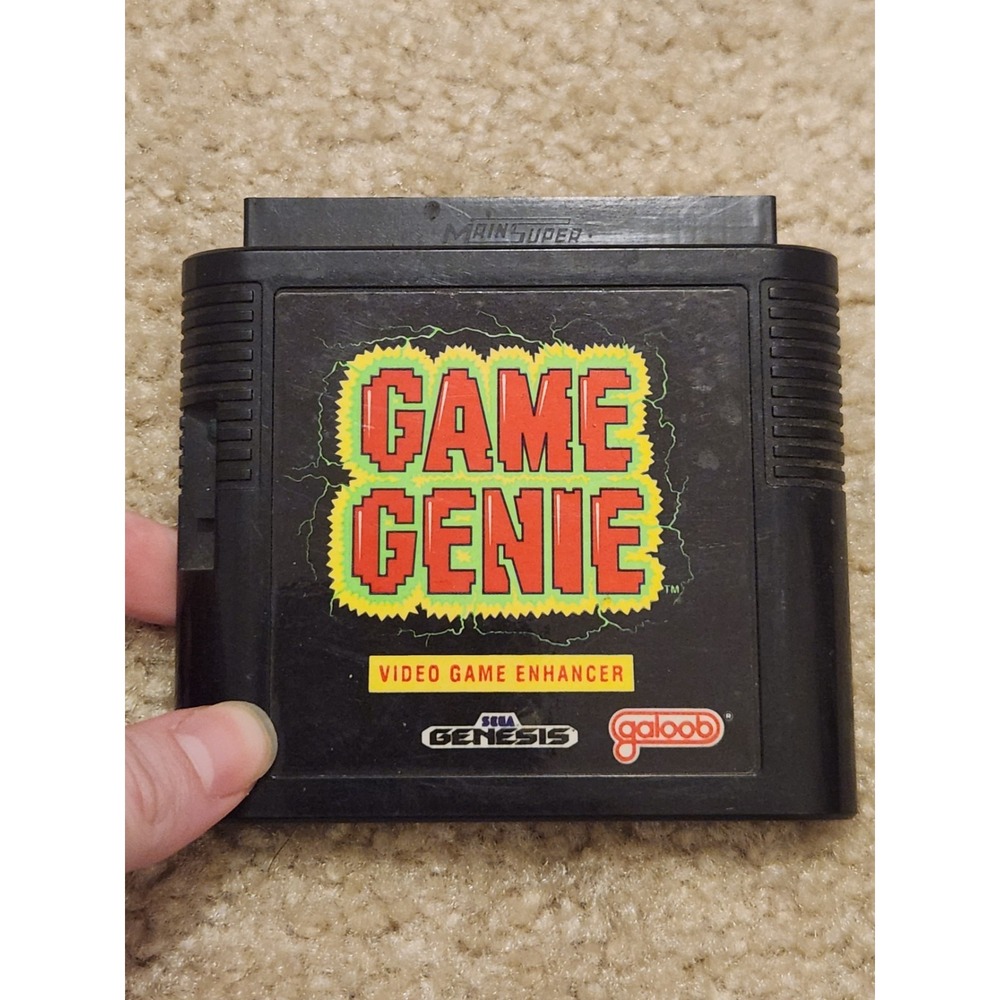Sega Genesis Game Genie Video Game Enhancer
